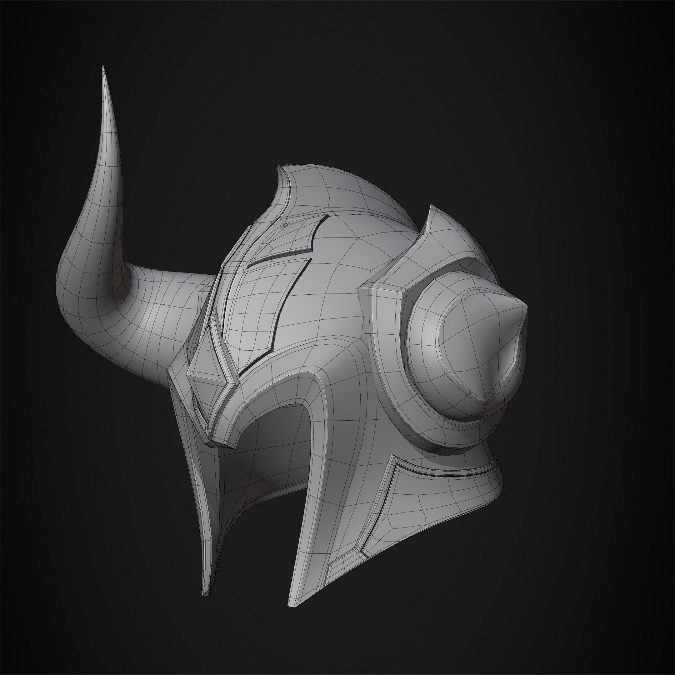 League of Legends Sejuani Helmet for Cosplay 3D print model_18