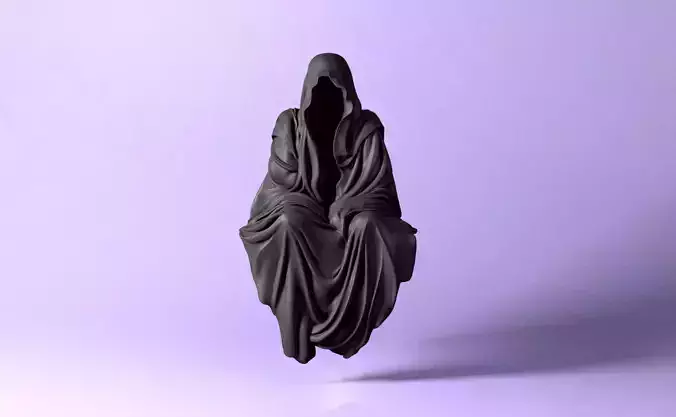 Sitting Ghost Lurking Spectre 3D print model