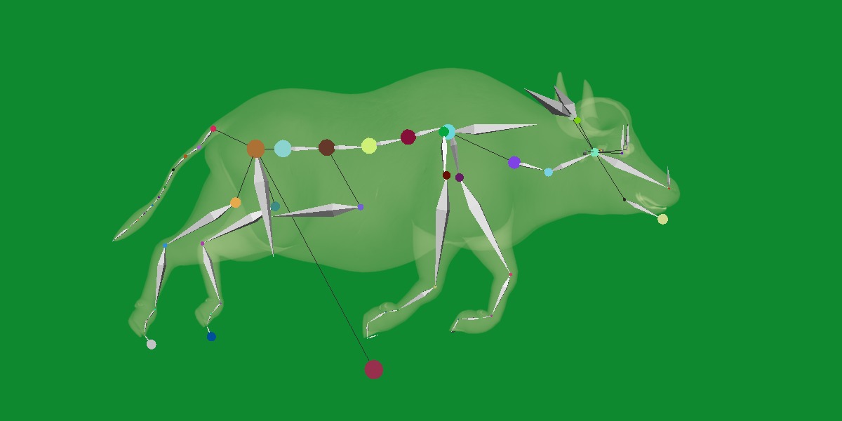 African Buffalo Low-poly 3D model_32