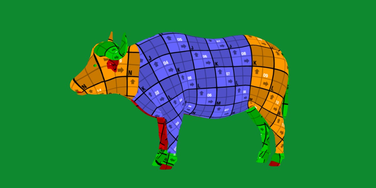 African Buffalo Low-poly 3D model_26