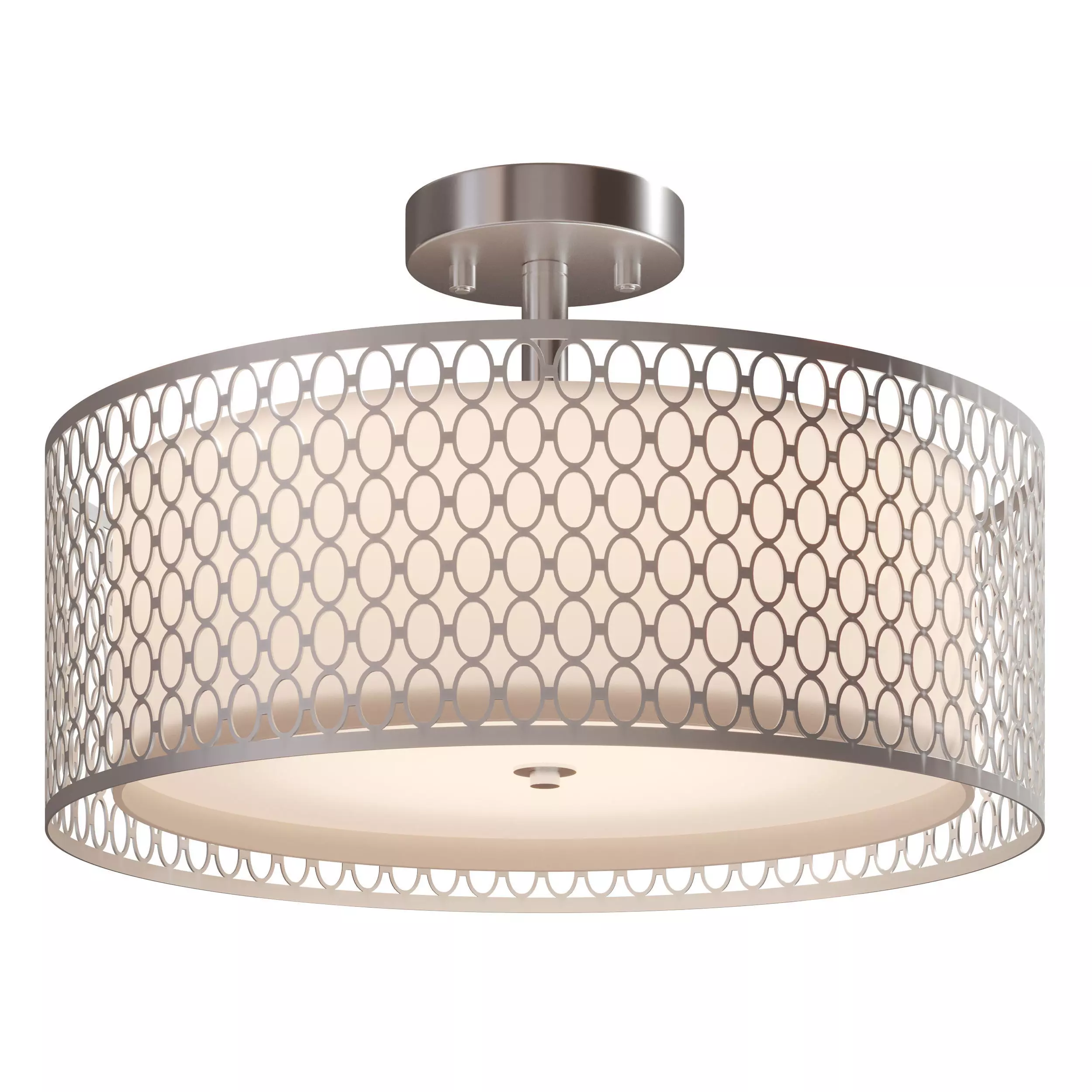 Erika Semi Flush Mount 3D model_0