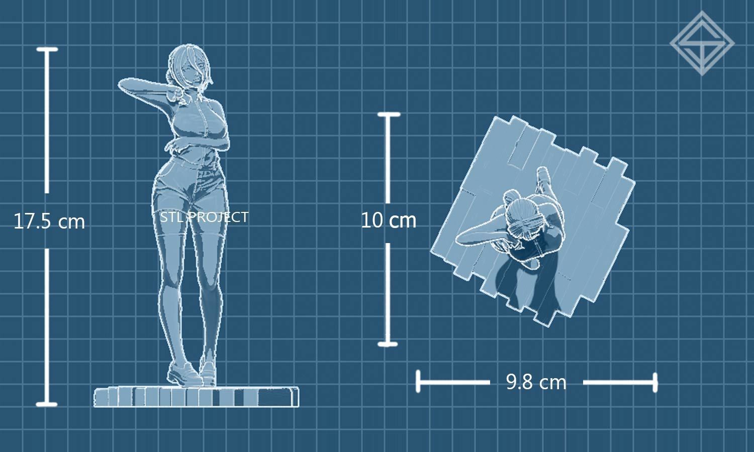 Reze Chainsaw Man 3D print model_3