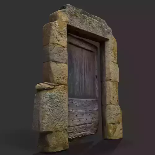 Medieval Door photogrammetry based 3d model
