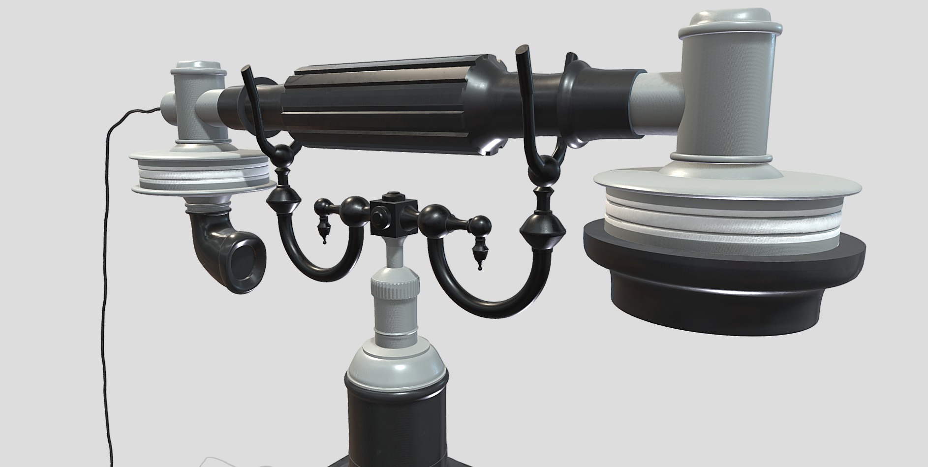 Vintage Telephone 3D model_7