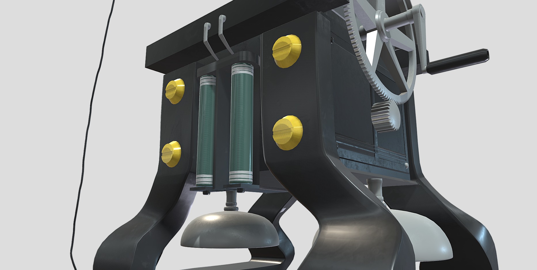 Vintage Telephone 3D model_3