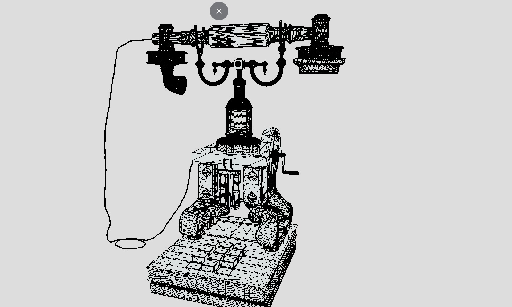 Vintage Telephone 3D model_6