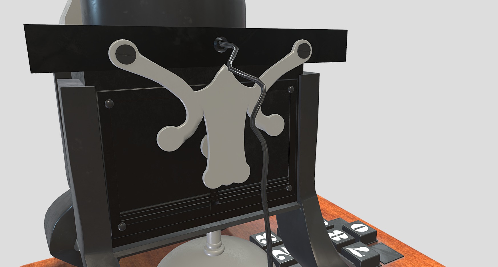 Vintage Telephone 3D model_5