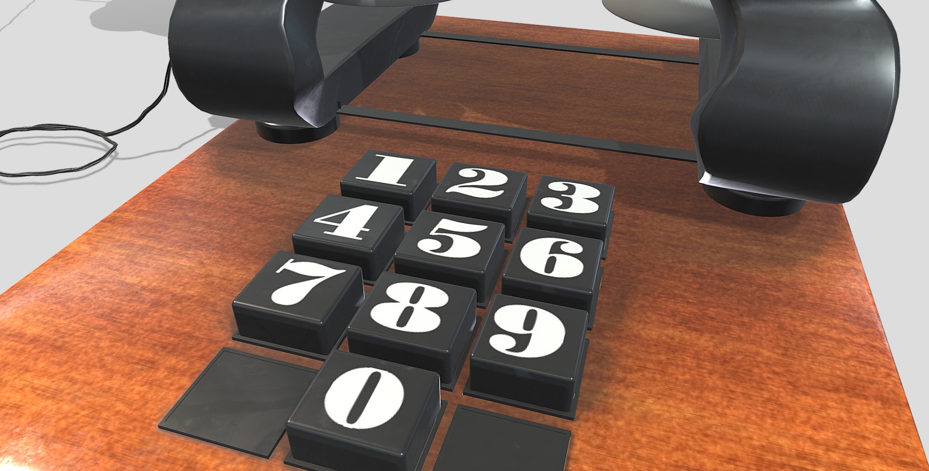 Vintage Telephone 3D model_4