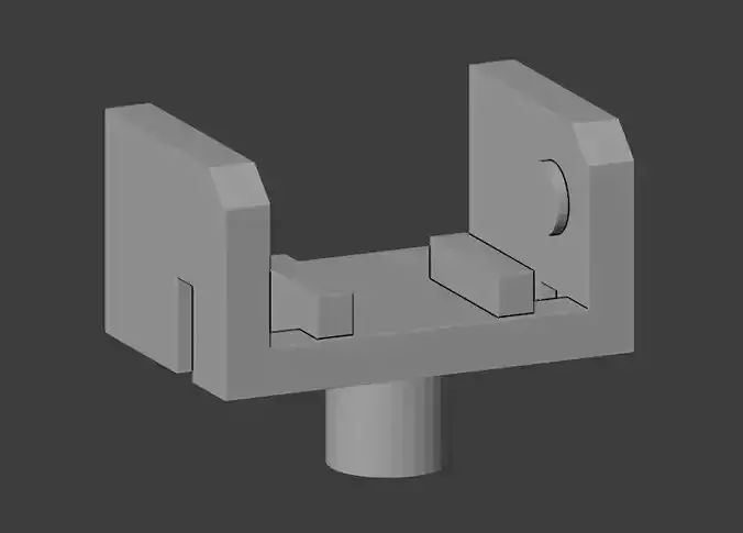 Improved Launcher Mount for Takara Legends Godbomber 3D print model