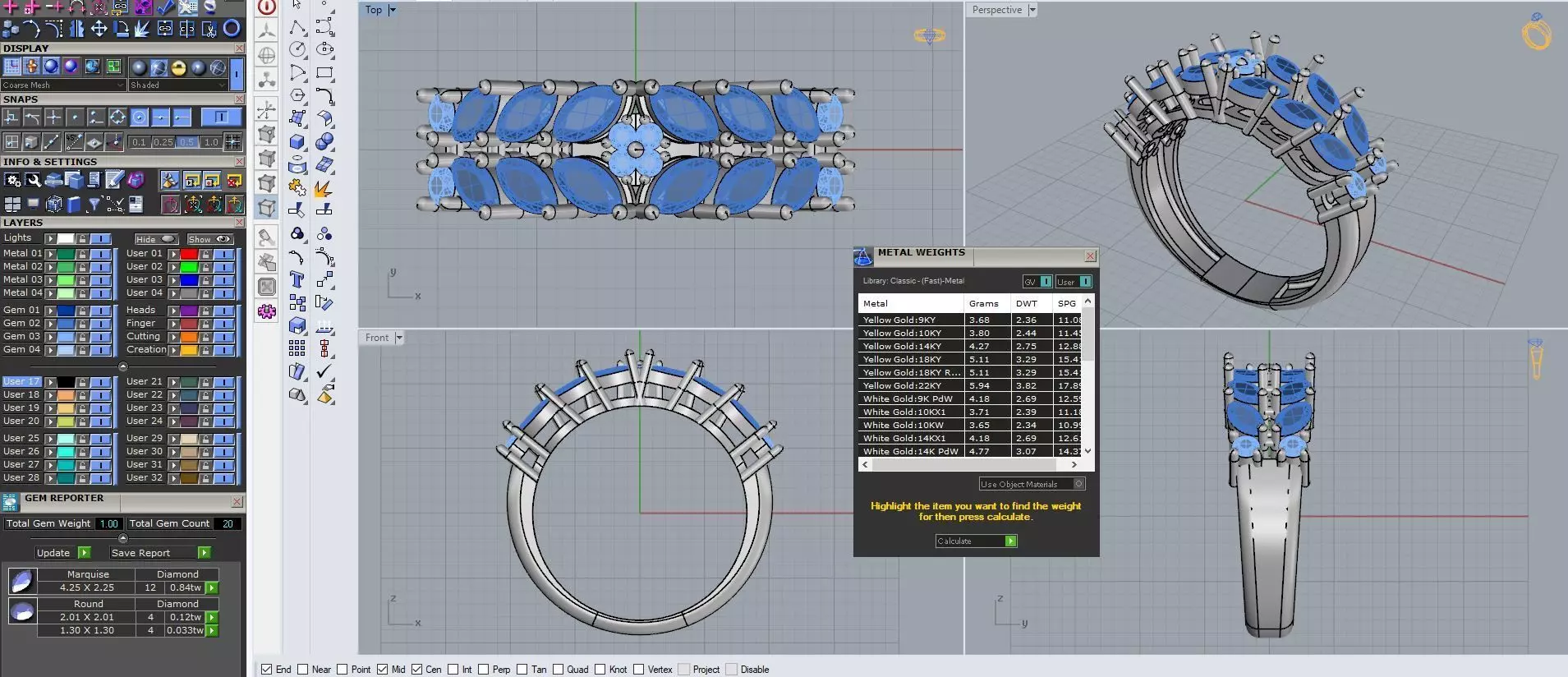marquis ring 3D print model_0
