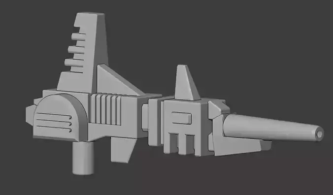 Gyro-Blaster Rifle for Titans Return Blitzwing 3D print model