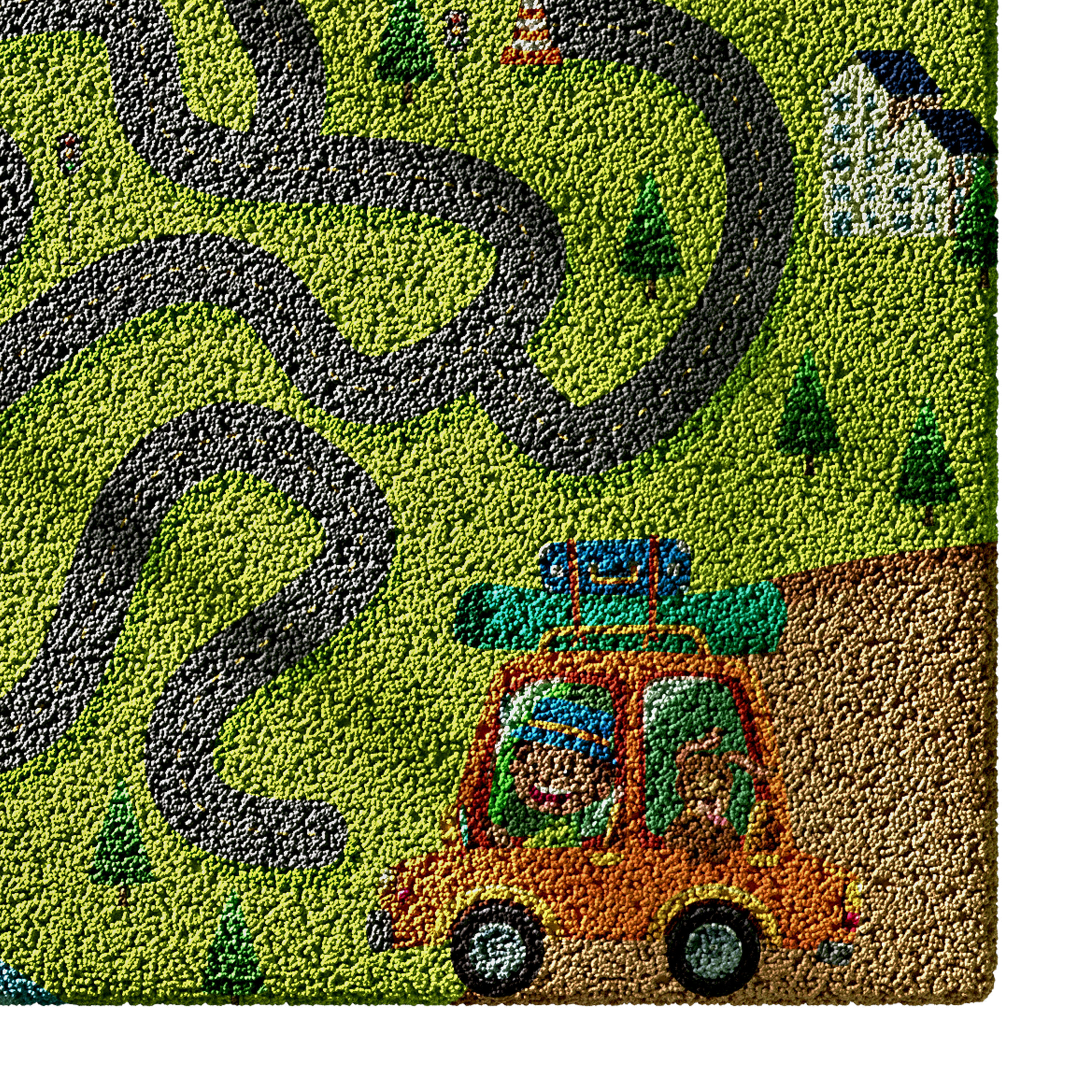 Kids carpet set 1 3D model_7