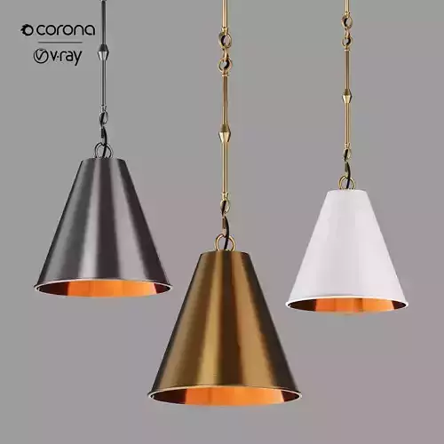 Watley Cone Pendant 3D model