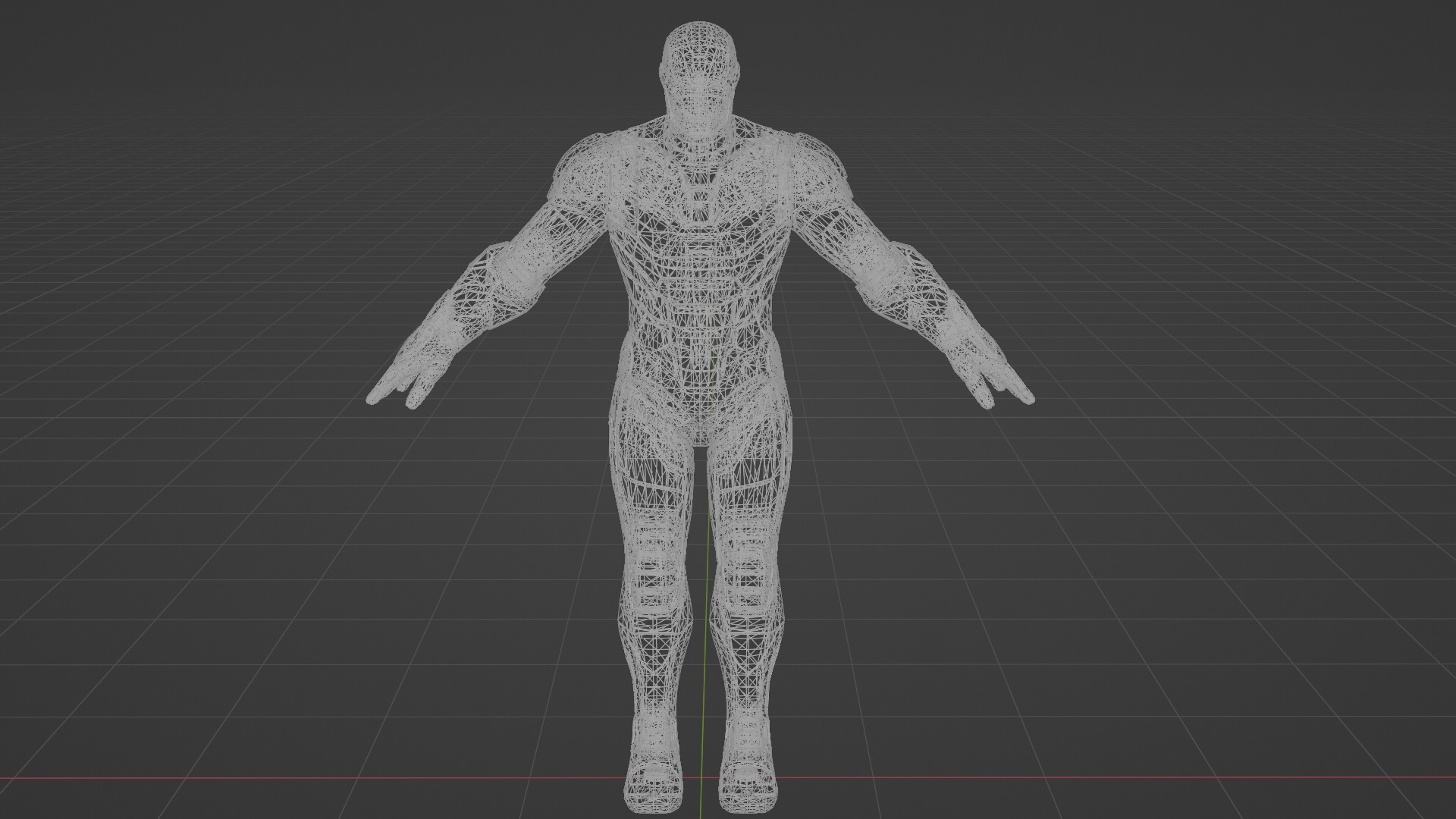 Ironman Low-poly 3D model_6