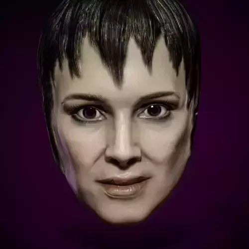 Halloween Mask Lydia Deetz Beetlejuice 2024 Winona Ryder 3D print model