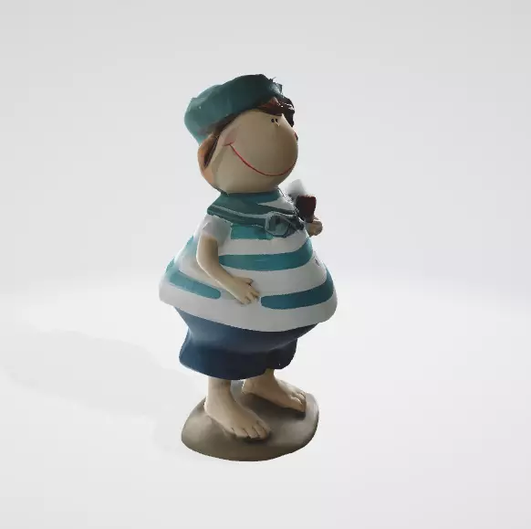Children Play Toy Figurine 3D Asset 3D model_0