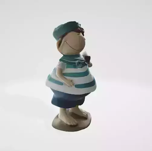 Children Play Toy Figurine 3D Asset 3D model