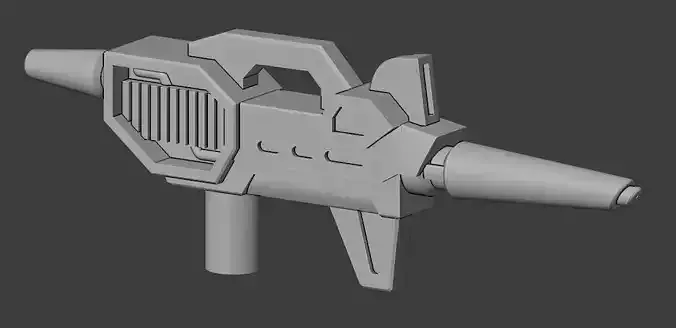 Toy-Style Musket Laser for Kup figures 3D print model