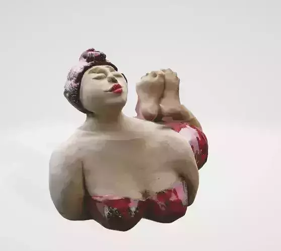 Creative Art Sculpture 3D Asset