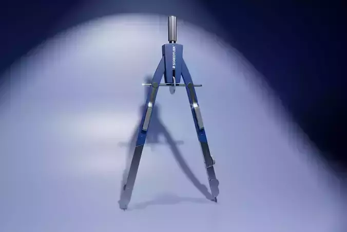 Compass for drawing circles