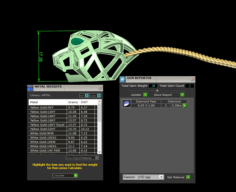 Panther pendant 3D print model 3D print model_1