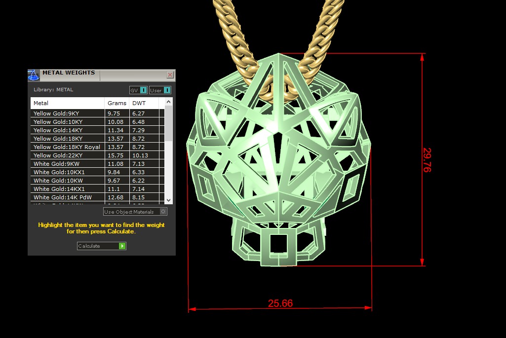 Panther pendant 3D print model 3D print model_3