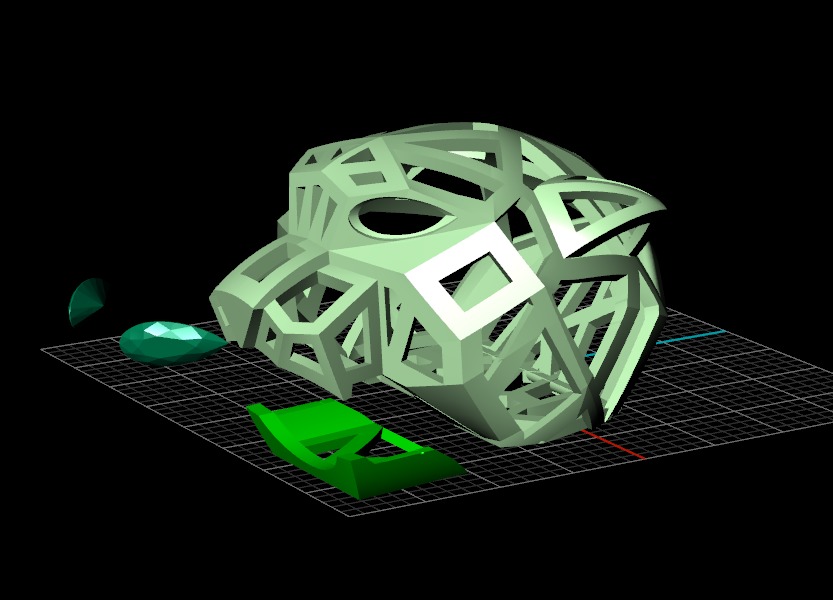 Panther pendant 3D print model 3D print model_6