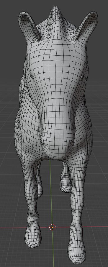 3D African Zebra Model Free low-poly 3D model_5