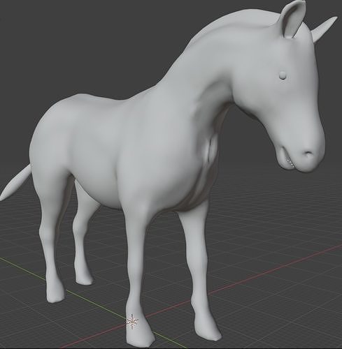 3D African Zebra Model Free low-poly 3D model