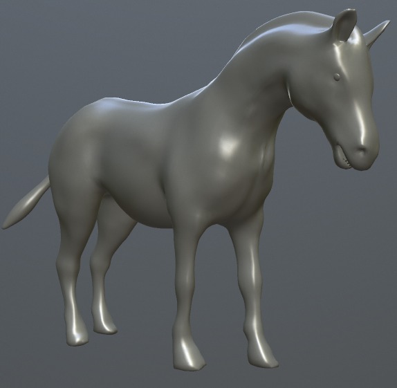 3D African Zebra Model Free low-poly 3D model_2