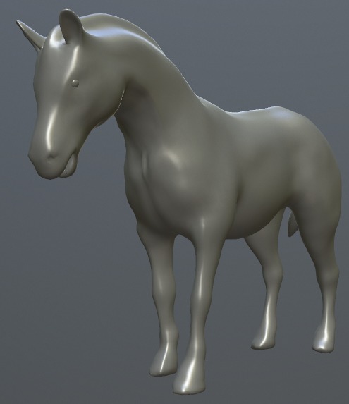 3D African Zebra Model Free low-poly 3D model_3