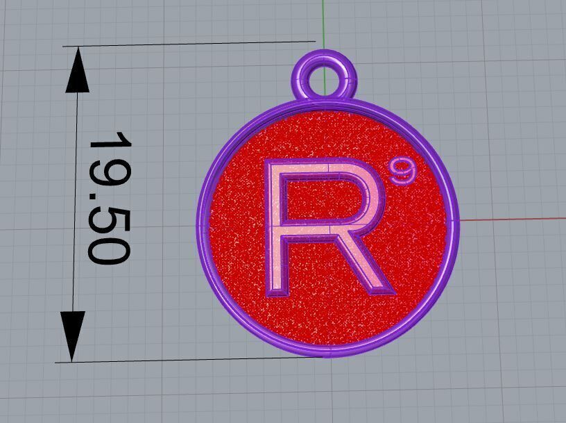 Dije medalla  3D print model_4