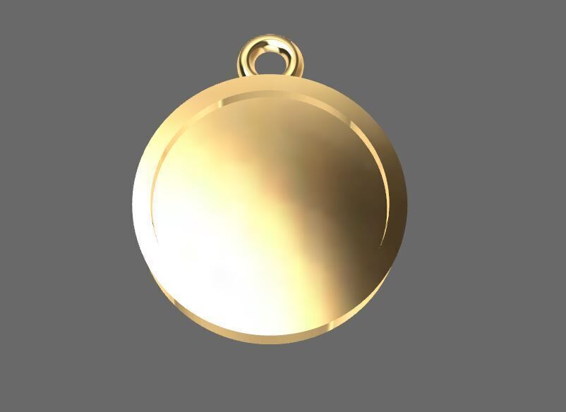 Dije medalla  3D print model_2