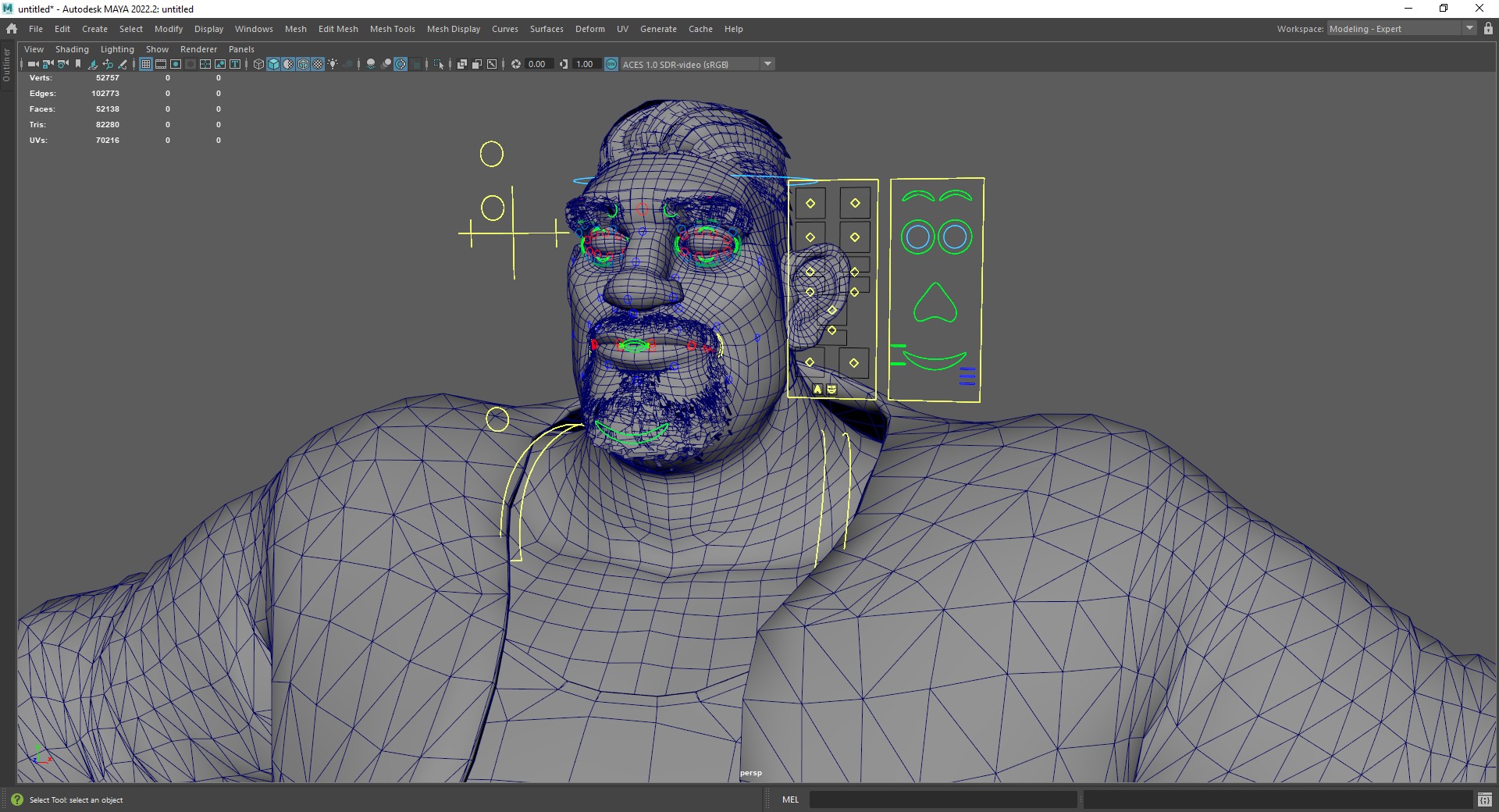 3D Stylized Urban Big Guy Low-poly 3D model_25
