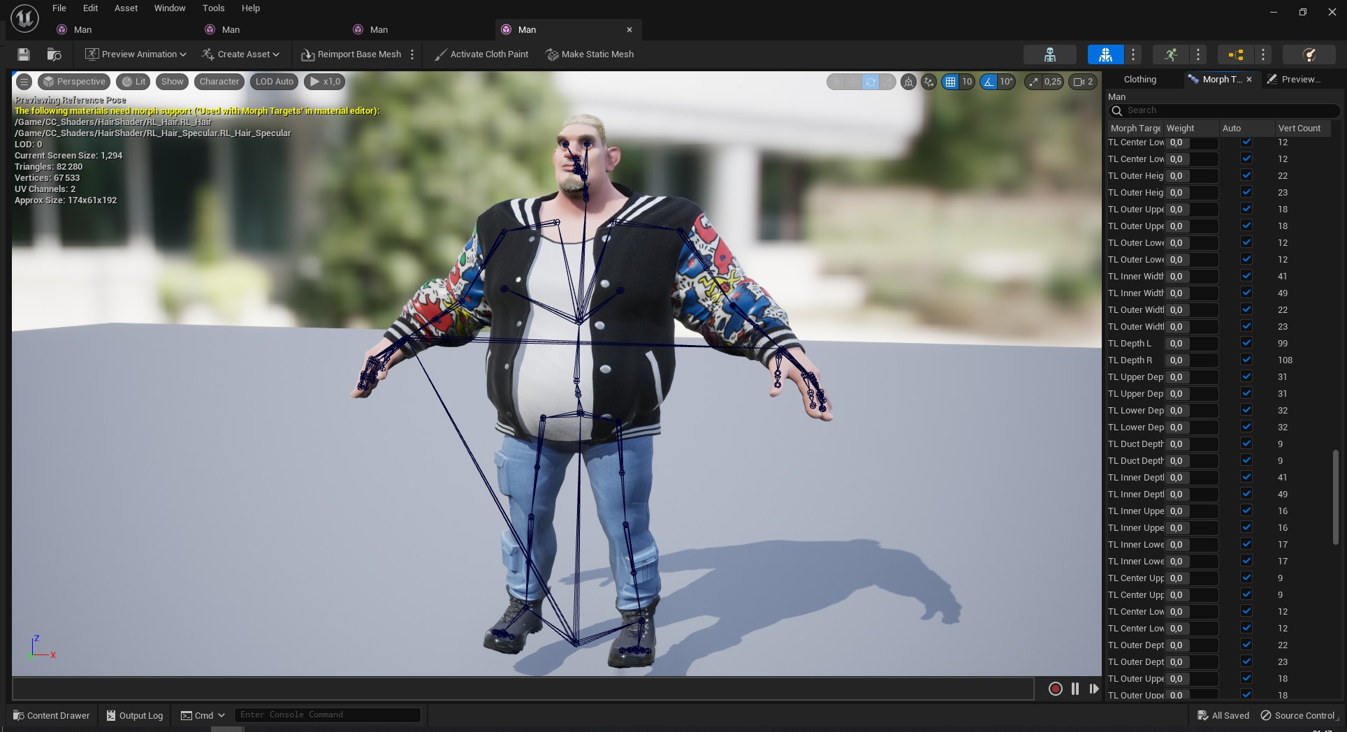 3D Stylized Urban Big Guy Low-poly 3D model_28