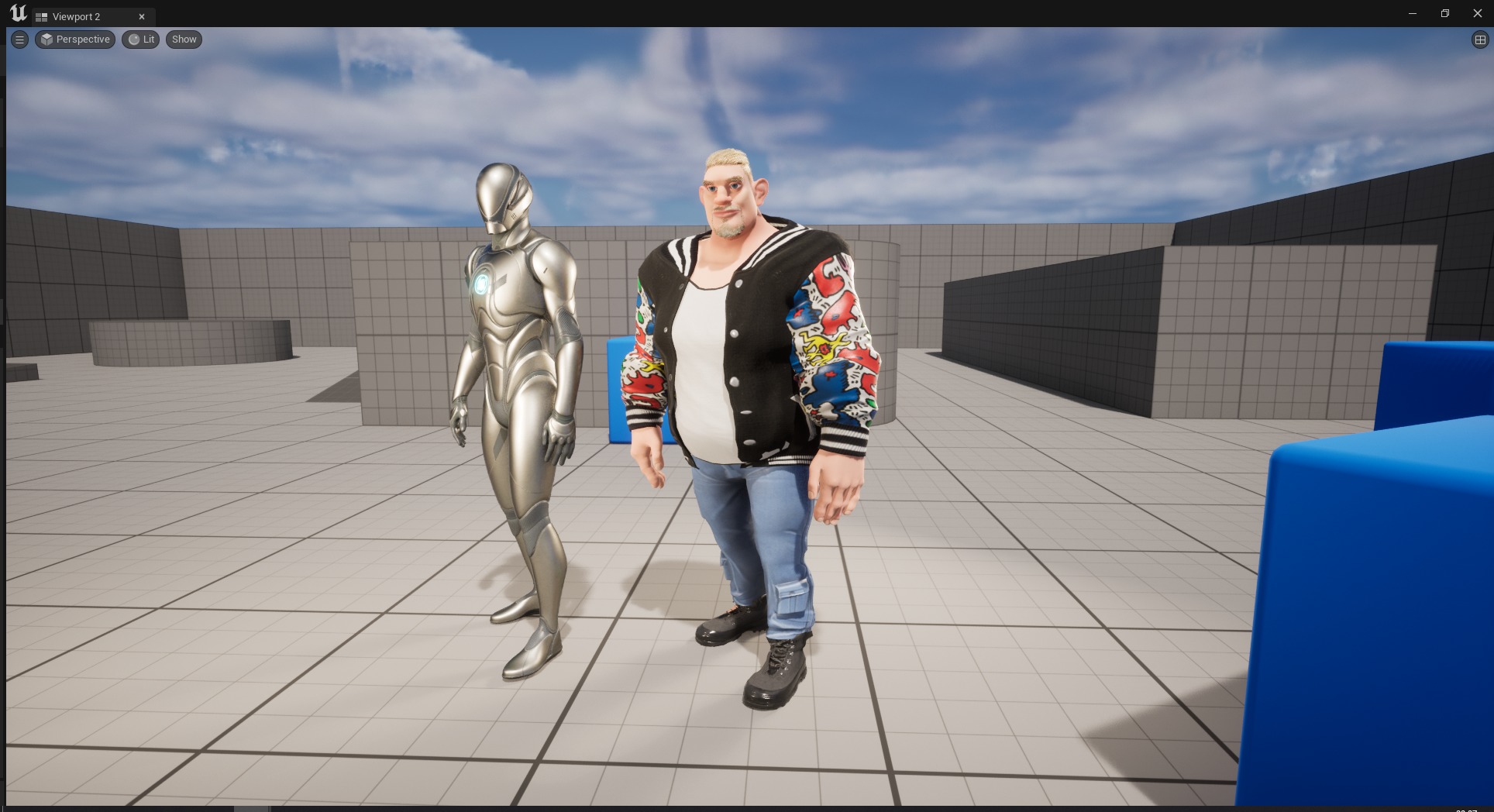 3D Stylized Urban Big Guy Low-poly 3D model_27