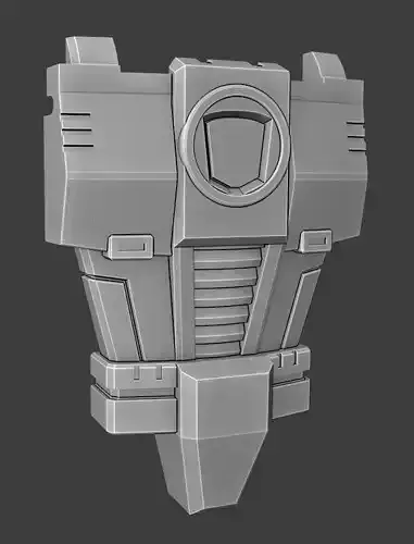 Roadhandler Chest Conversion for PotP Windcharger 3D print model