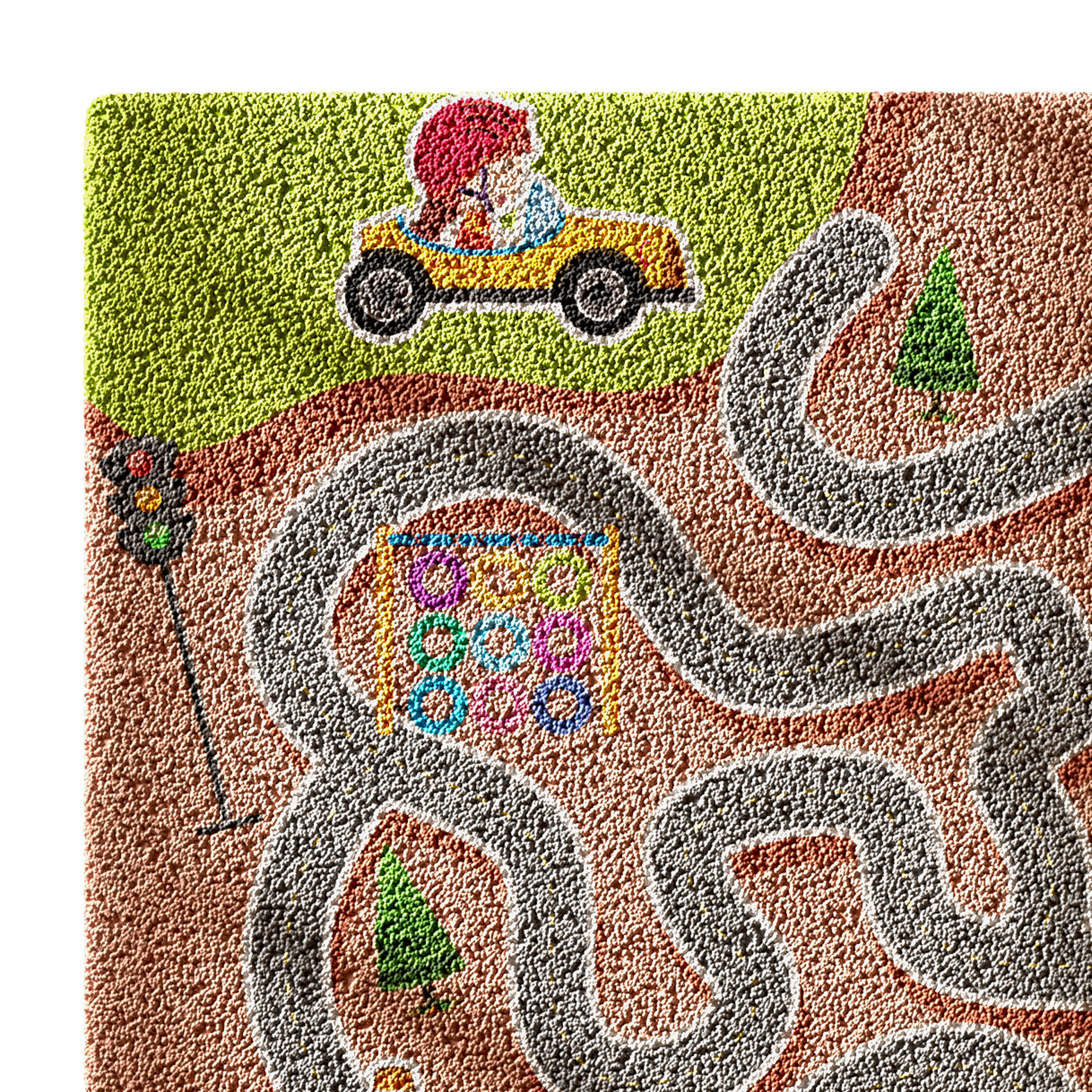 Kids carpet set 4 3D model_12