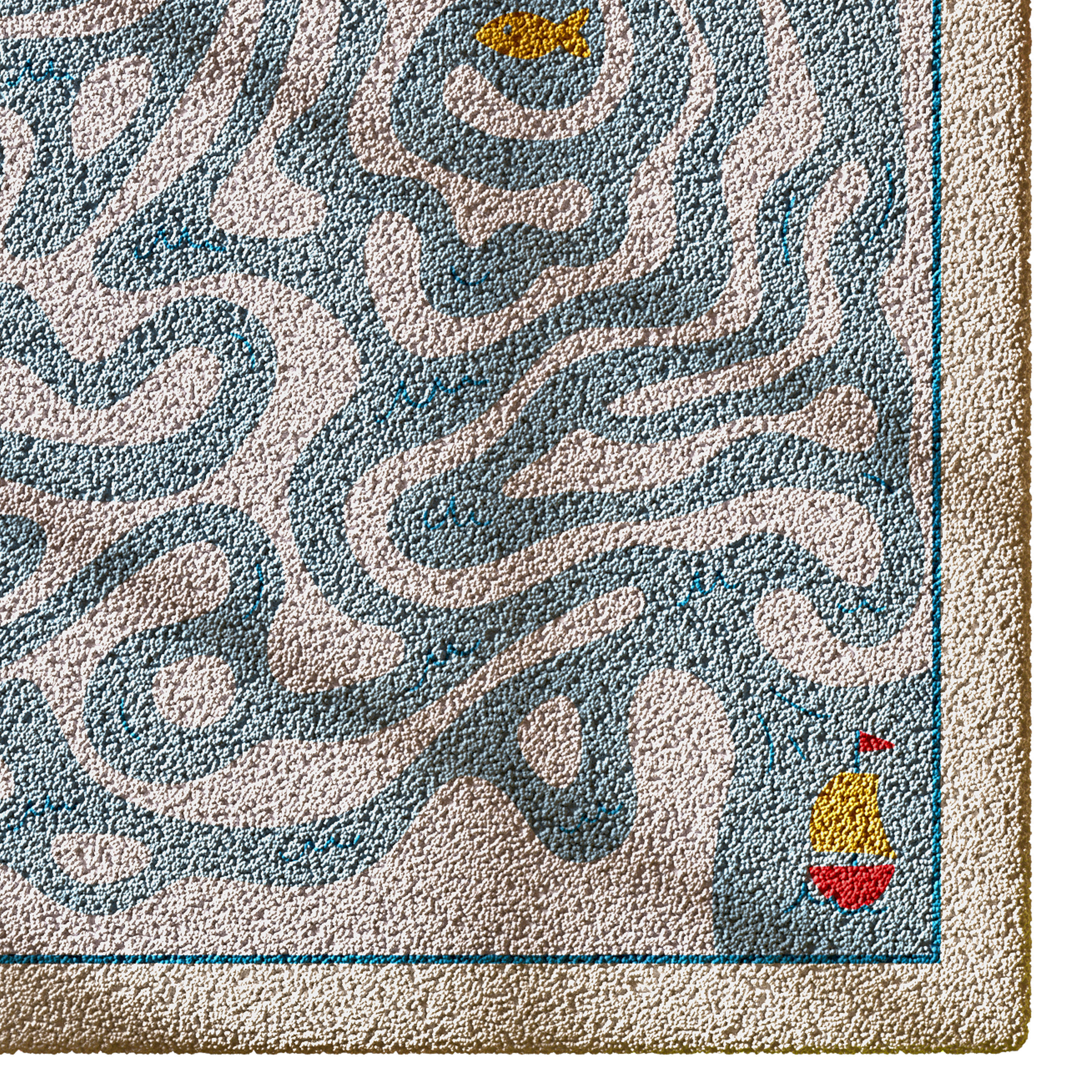 Kids carpet set 4 3D model_8