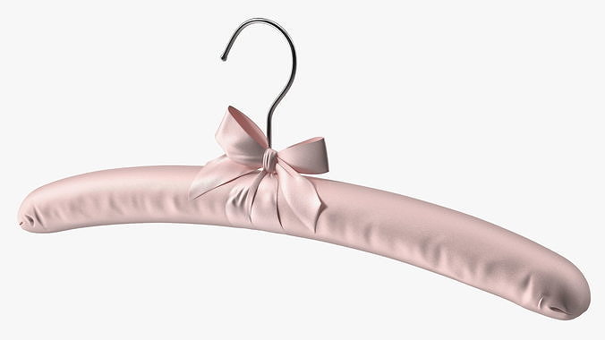 Soft Satin Rack Pink 3D model 5