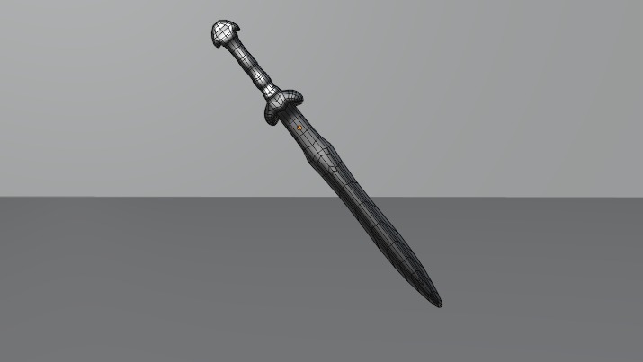 Medieval Warrior 3D Character Low-poly 3D model_6