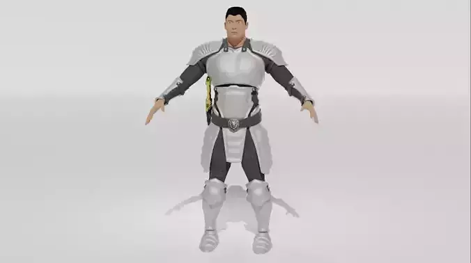 Medieval Warrior 3D Character