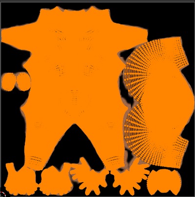 Medieval Warrior 3D Character Low-poly 3D model_10