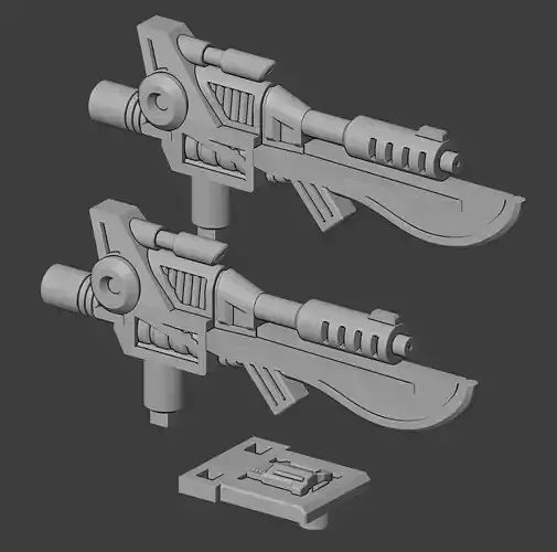 Anti-Personnel Missile Launchers for Generations Pounce 3D print model