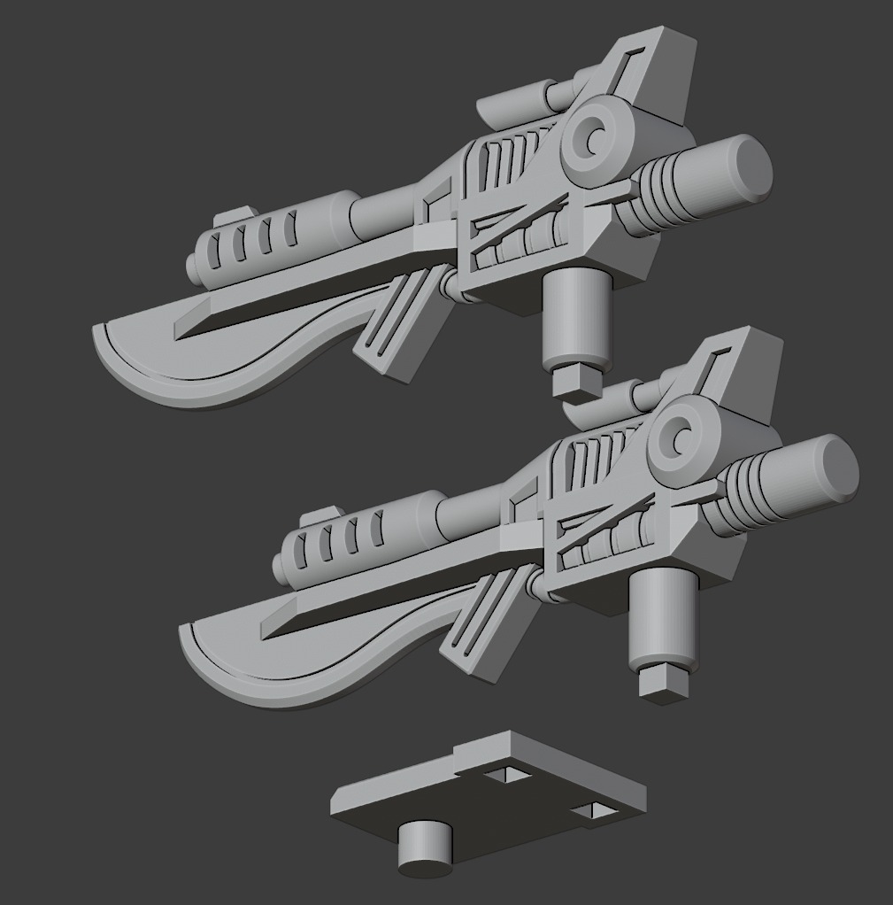 Anti-Personnel Missile Launchers for Generations Pounce 3D print model_1