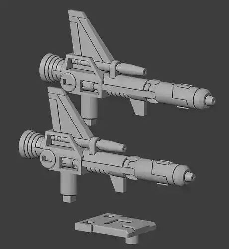 Electro-Burst Rifles for Generations Wingspan 3D print model