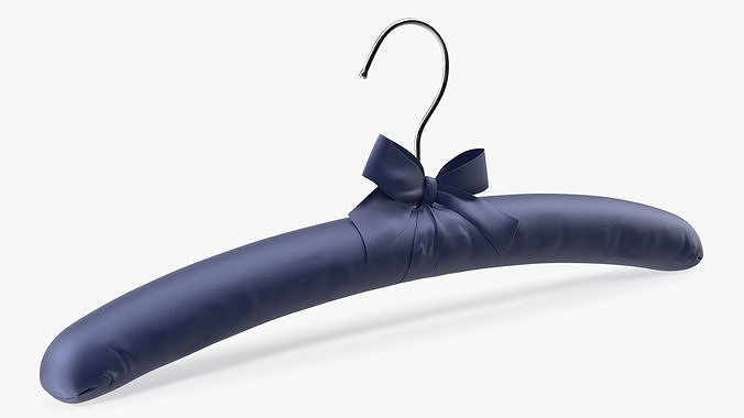 Soft Satin Rack Blue 3D model 7