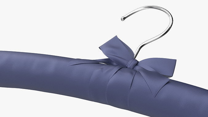 Soft Satin Rack Blue 3D model 5