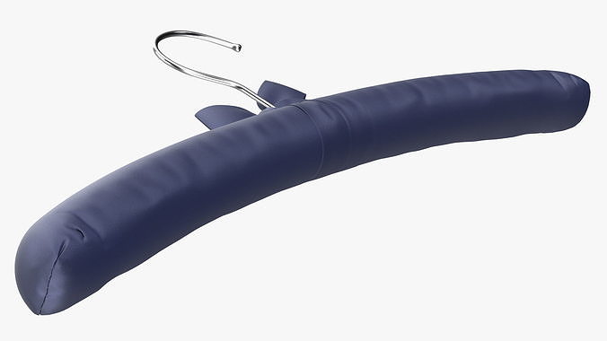 Soft Satin Rack Blue 3D model 4