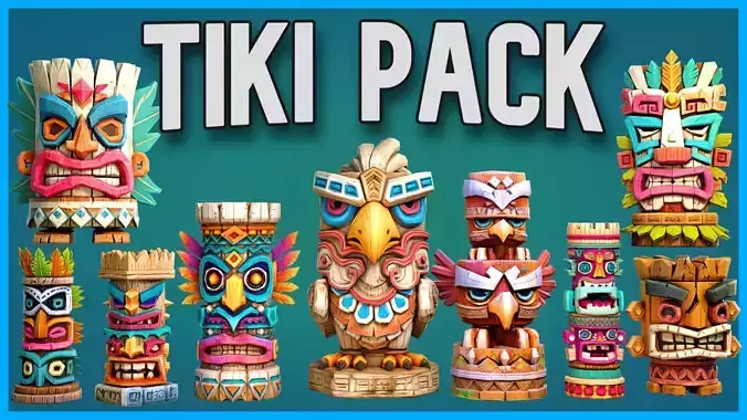 Stylized Tiki Pack